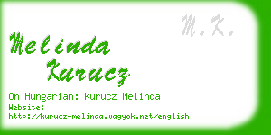 melinda kurucz business card